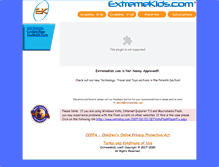 Tablet Screenshot of extremekids.com